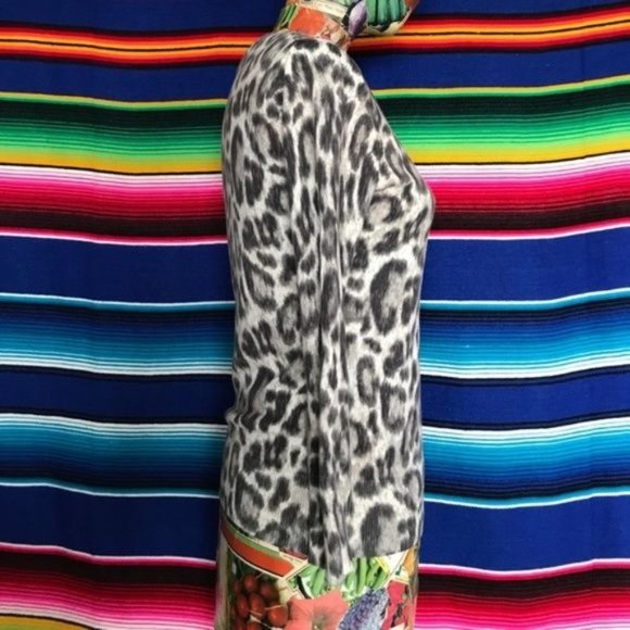 Banana Republic Cheetah Leopard Sweater Mad Men - Picture 3 of 6